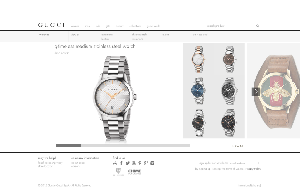 Visita lo shopping online di Gucci watches