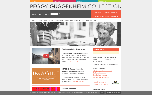 Il sito online di Guggenheim Venezia