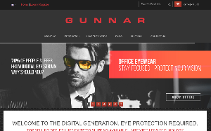 Il sito online di Gunnar Optiks