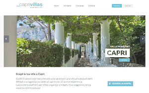 Il sito online di Rent Capri Villas