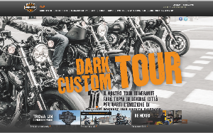 Il sito online di Harley-Davidson