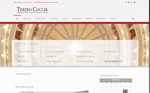 Il sito online di Teatro Coccia