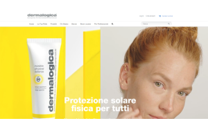 Il sito online di Dermalogica Skincare