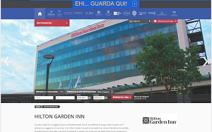 Il sito online di Hilton Garden Inn