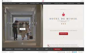 Il sito online di Hotel de Russie Roma