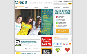 Il sito online di Cospe.org