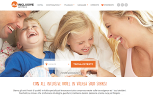 Il sito online di All Inclusive Hotels