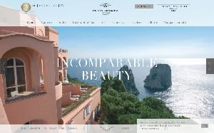 Il sito online di Hotel Punta Tragara Capri