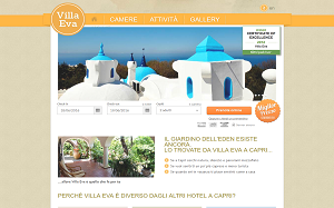 Il sito online di Villa Eva