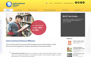 Il sito online di International House Milano