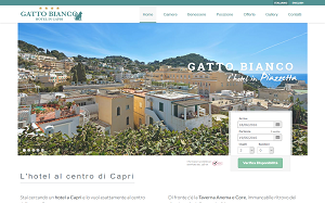 Il sito online di Hotel Gatto Bianco Capri