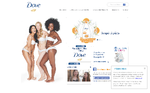 Il sito online di Dove