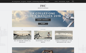 Il sito online di IWC