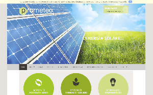 Il sito online di Prometeo energy