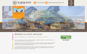 Il sito online di Hotel Napoleon San Mauro