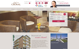 Il sito online di Hotel Crosal
