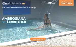 Il sito online di Hotel Ambrosiana