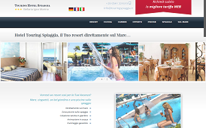 Il sito online di Touring Hotel Spiaggia
