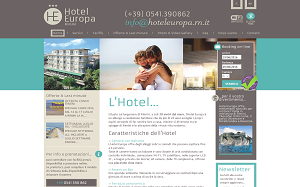 Il sito online di Hotel Europa Rimini