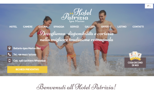 Il sito online di Patrizia hotel