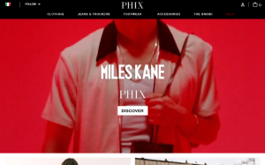 Il sito online di PHIX