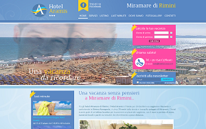 Il sito online di Hotel Aramis