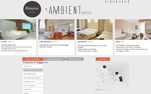 Il sito online di Ambient Hotels Rimini