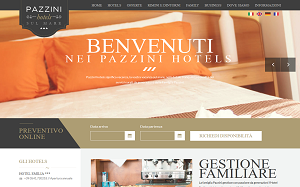 Il sito online di Pazzini Hotel Sul Mare