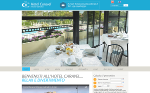 Il sito online di Hotel Caravel Misano