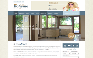 Il sito online di Residence Boheme