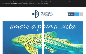 Il sito online di Acquario di Livorno