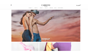 Il sito online di Carbone Boutique