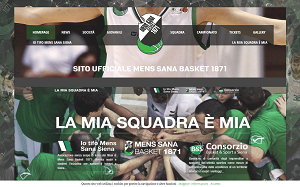 Il sito online di Mens Sana Basket 1871