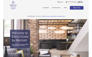 Il sito online di Delta hotels