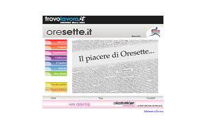Il sito online di Oresette