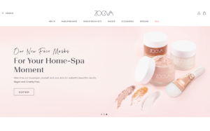 Il sito online di Zoeva