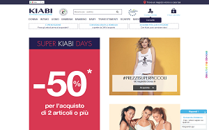 Visita lo shopping online di Kiabi