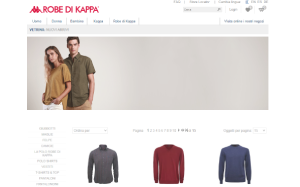 Il sito online di Robe di Kappa