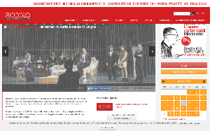 Il sito online di Piccolo Teatro