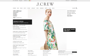 Il sito online di J.Crew