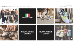 Il sito online di Ferraris Boutique