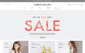 Il sito online di Karen Millen