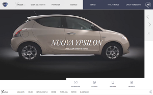 Il sito online di Lancia Ypsilon