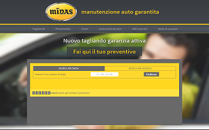 Il sito online di Midas