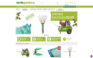 Il sito online di Verdegarden