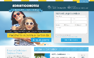Il sito online di Adriatico Hotels