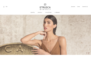 Il sito online di Etrusca Gioielli