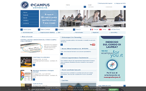 Il sito online di Università eCampus