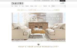 Il sito online di Z Gallerie