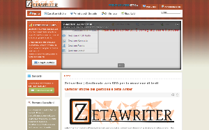 Il sito online di Zetawriter